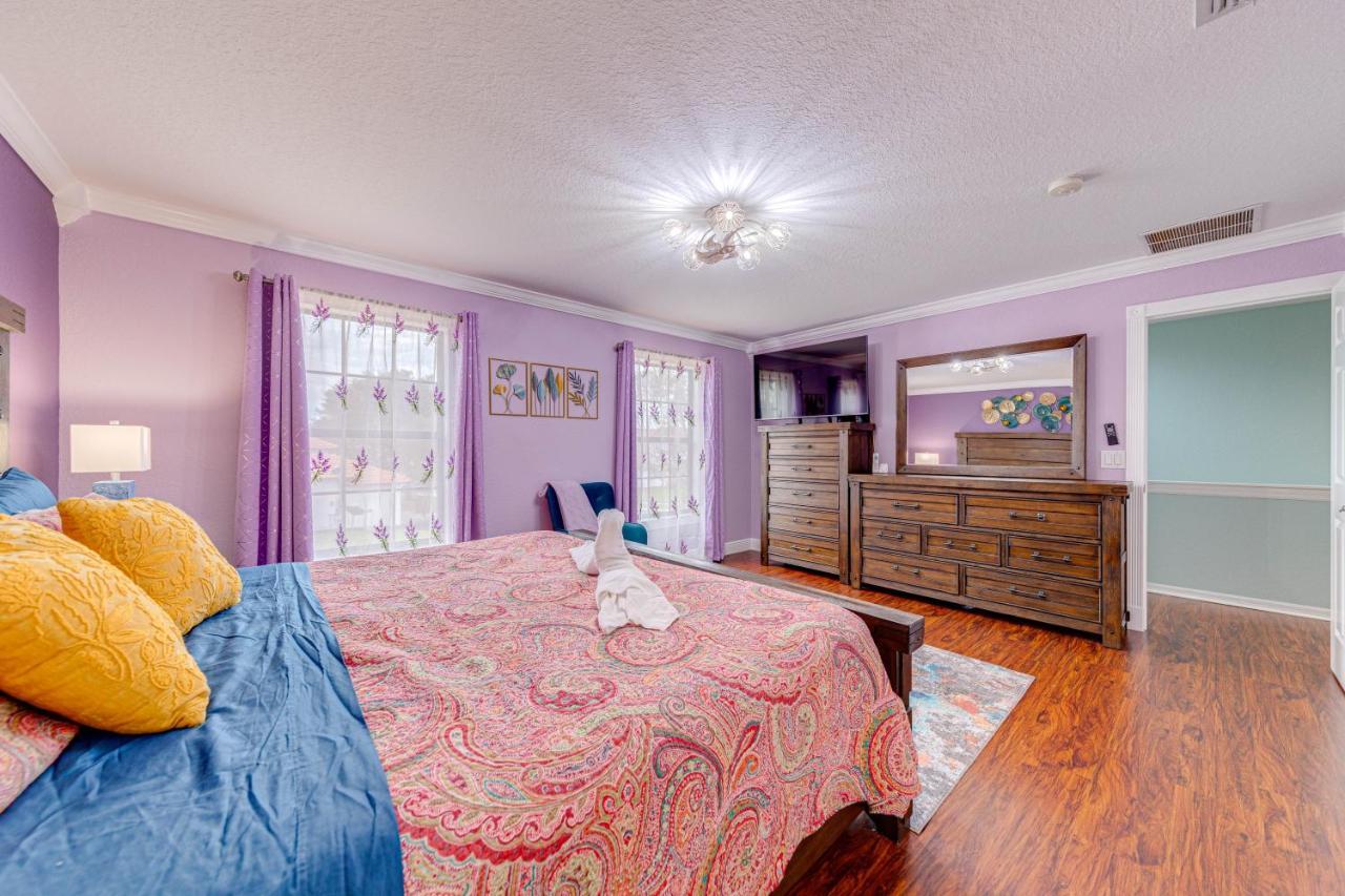 Affordable 4 Bedroom Luxury Villa Near Disney/Private Pool/Arcade/Game Room Орландо Экстерьер фото
